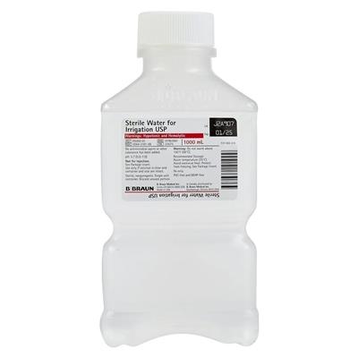 B Braun - Sterile Water For Irrigation 1000mL Bottle