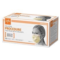 Medline - Medline Procedure Level 1 Earloop Face Mask